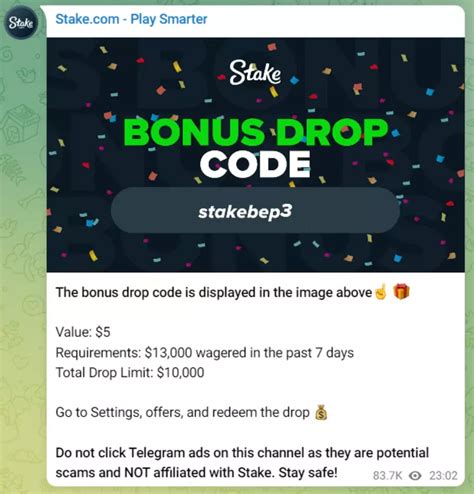 stake casino no deposit bonus code|Stake Bonus Drop Codes (2024) Find Drop Codes for Stake Casino.